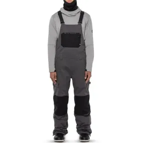 686 Hot Lap Insulated Bib Snow Pants - Charcoal/Black