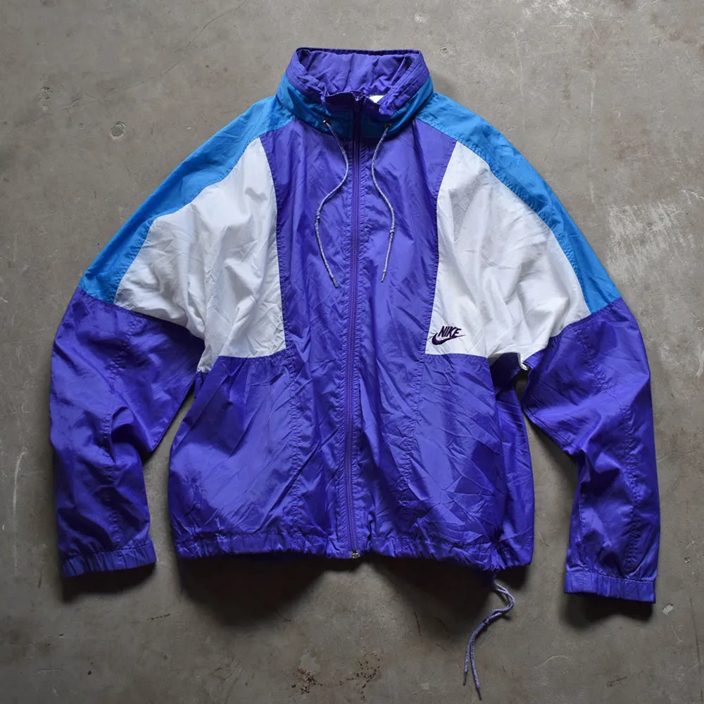 80's　NIKE/ナイキ 銀タグ 刺繍ロゴ ナイロンジャケット　230509