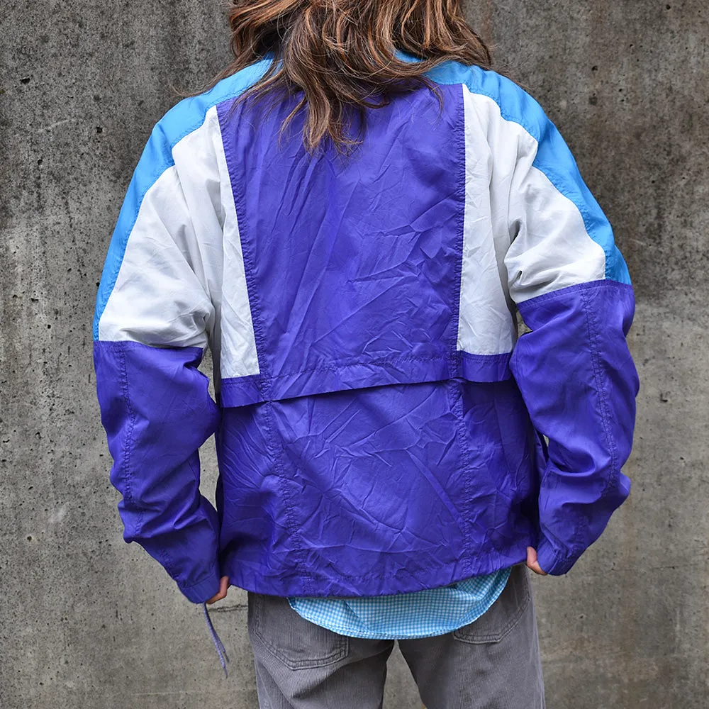 80's　NIKE/ナイキ 銀タグ 刺繍ロゴ ナイロンジャケット　230509