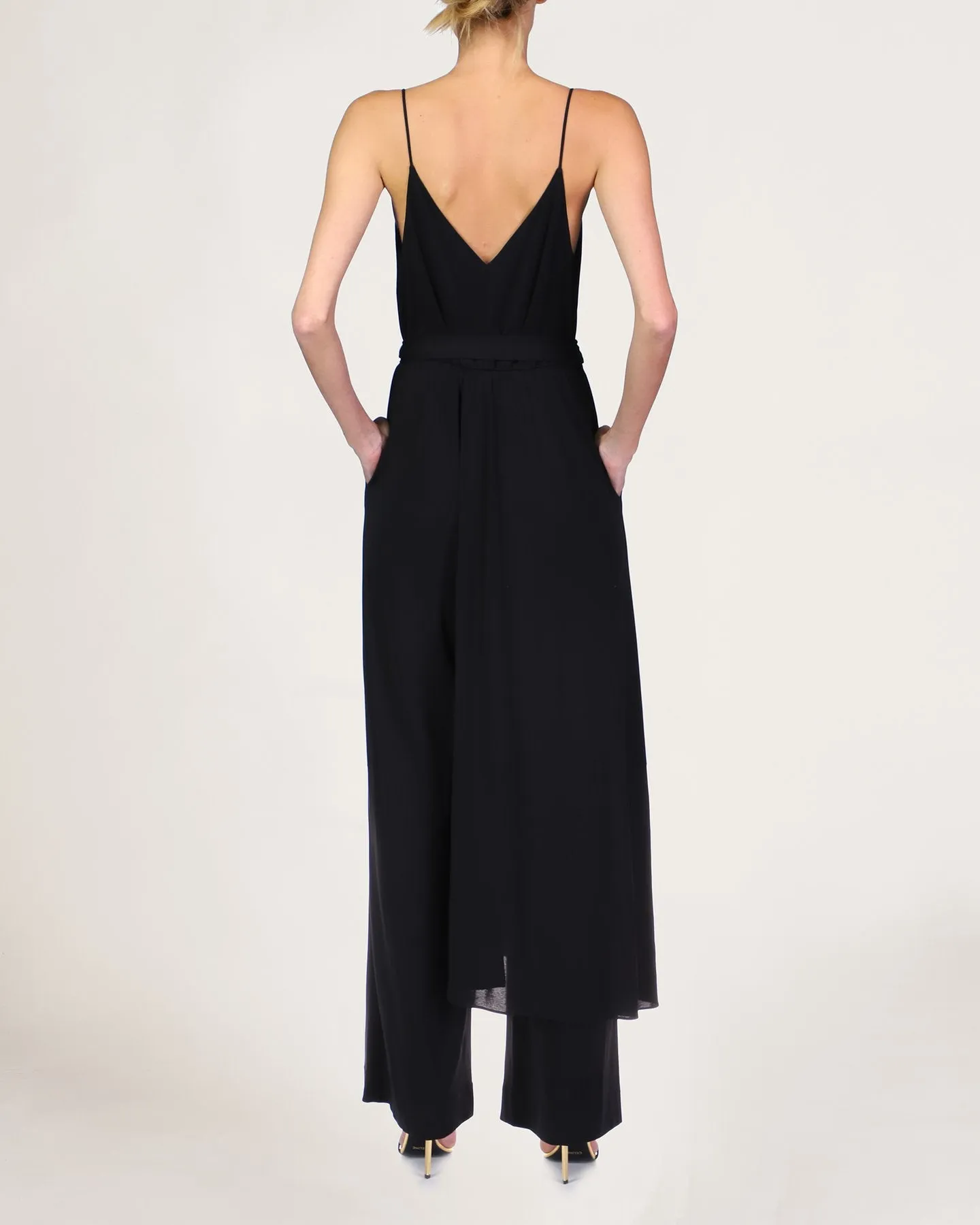 Abigail Jersey Jumpsuit - Black