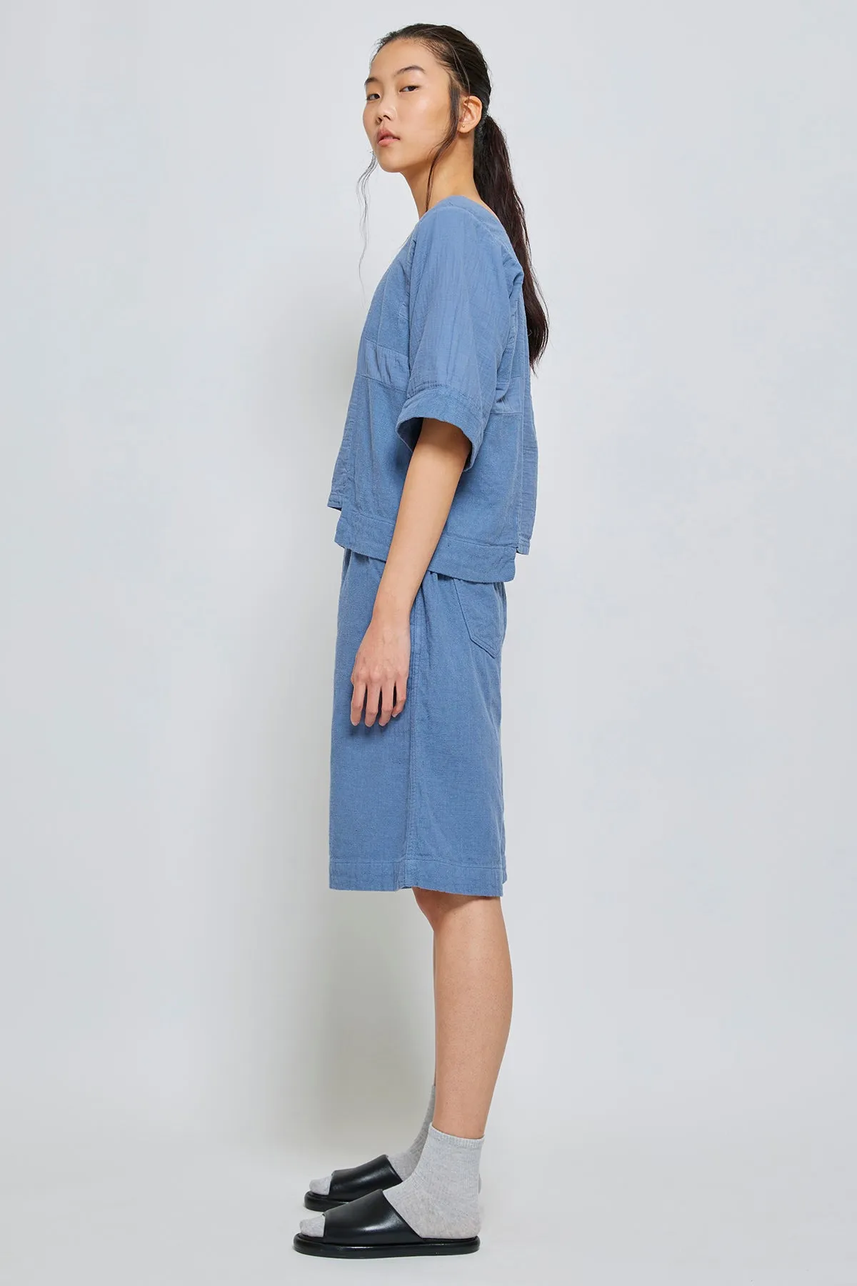 Archive Sale Elle Short in Double Layer Heavy Gauze, All Colors