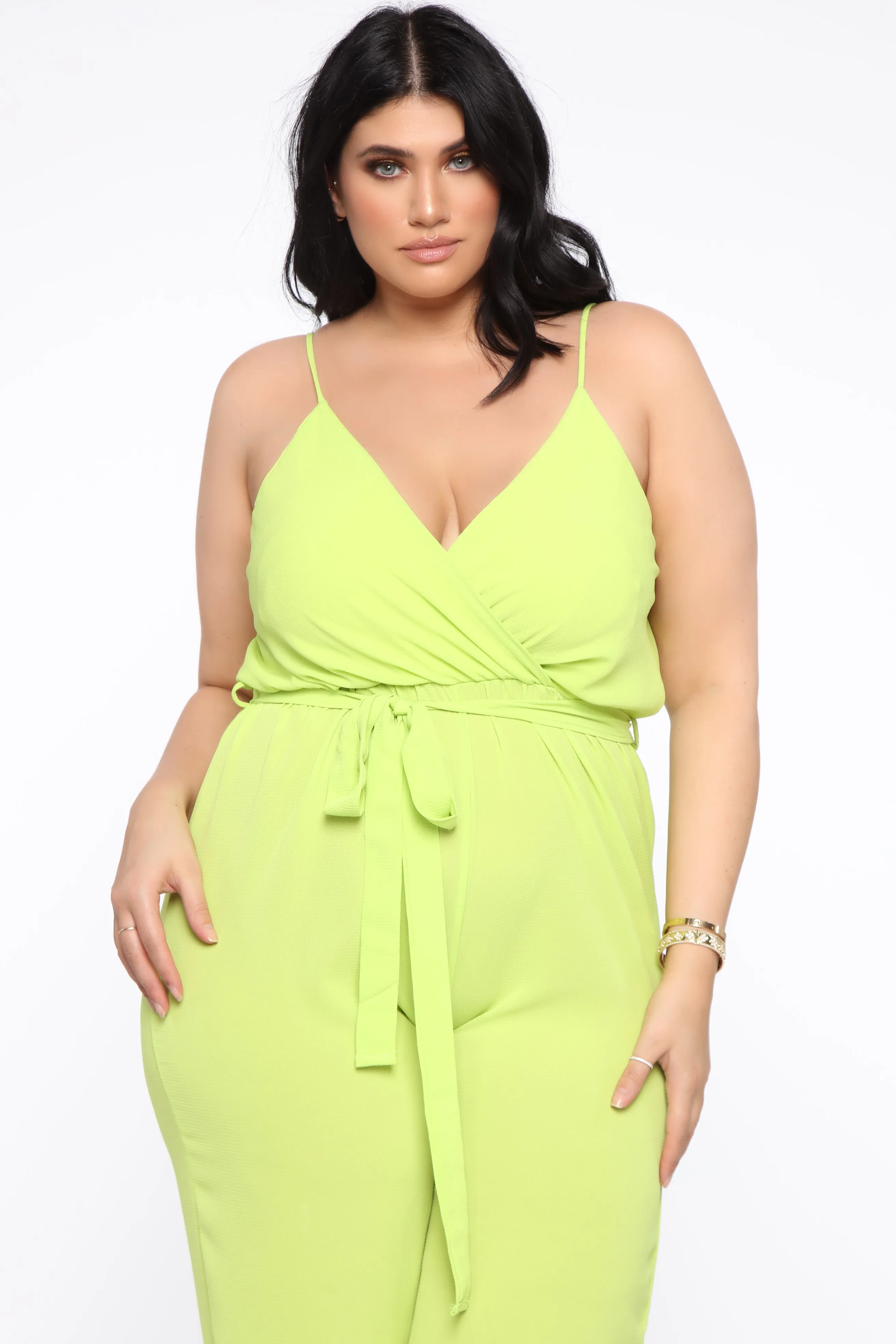 Avalon Jogger Jumpsuit - Lime