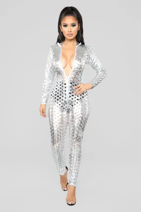 Back To The Future Jumpsuit - Silver