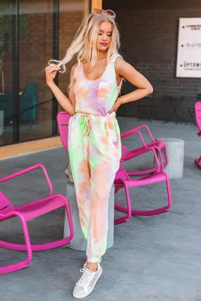 Best Of All Tie Dye Jumpsuit