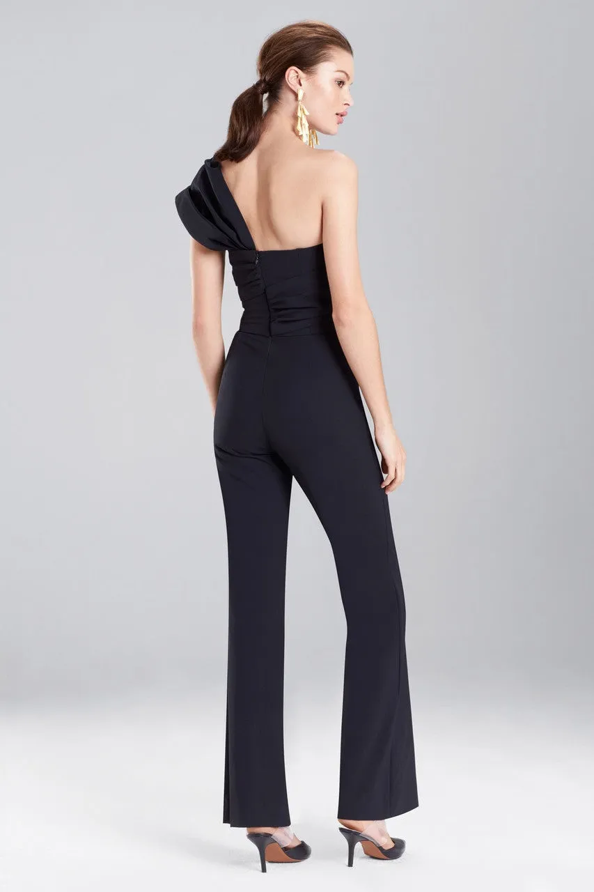 Bistretch One-Shoulder Jumpsuit
