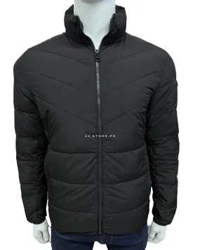 CK Black Cross Puffer Jacket