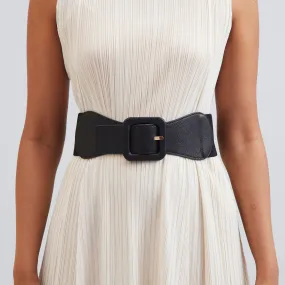 Classic Self Buckle Belt - Black