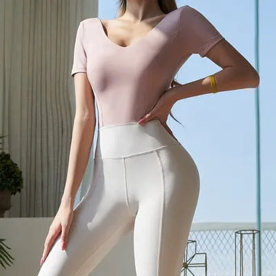 Dual Colored One Piece Active Jumpsuit