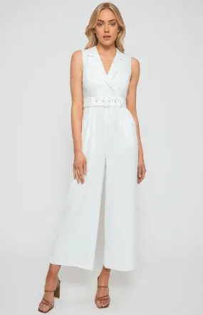 Ella Collard Jumpsuit- White