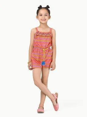 Girl's Pink Jumpsuit - EGTJSW22-020