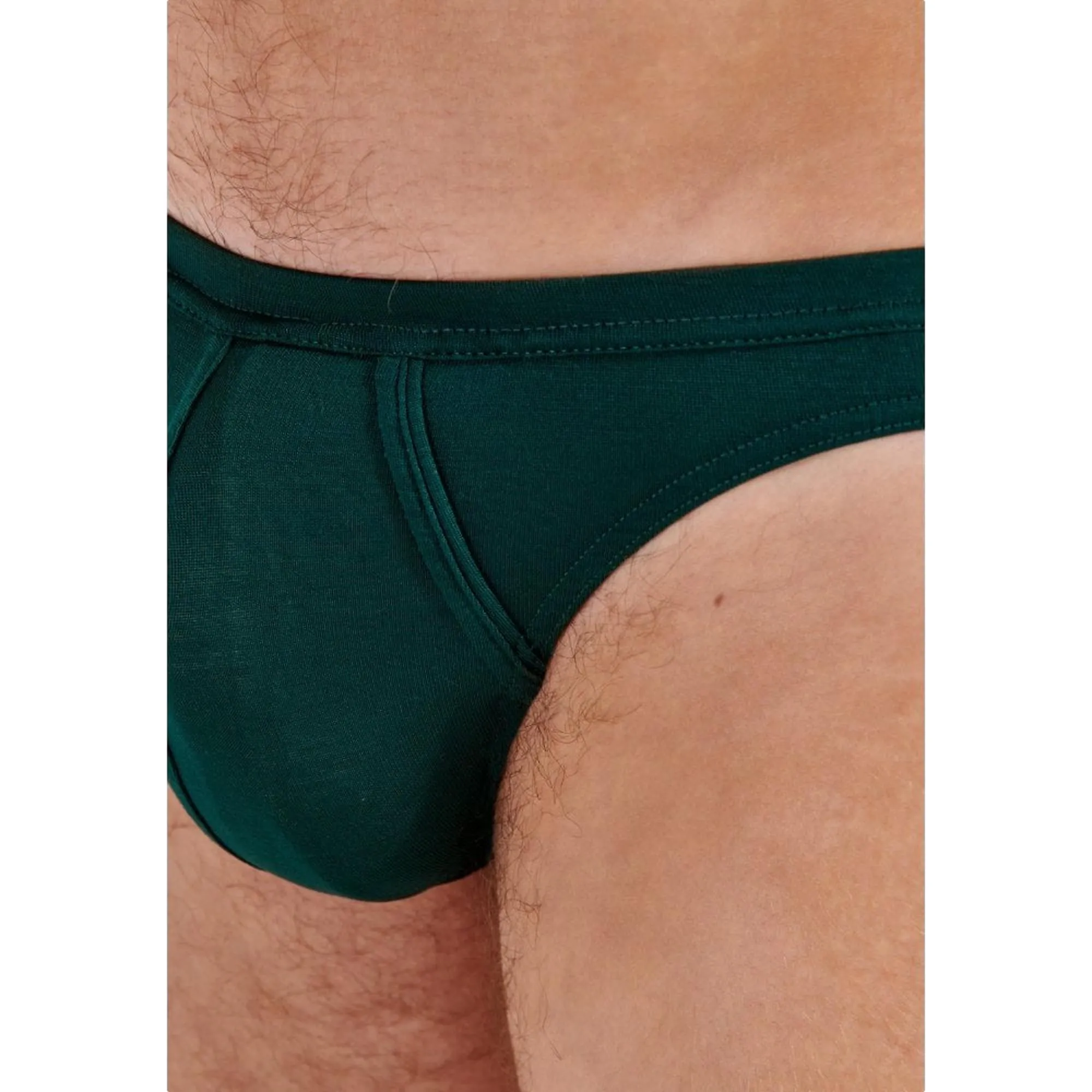 HOM Tencel Soft Comfort Micro Briefs - Dark Green
