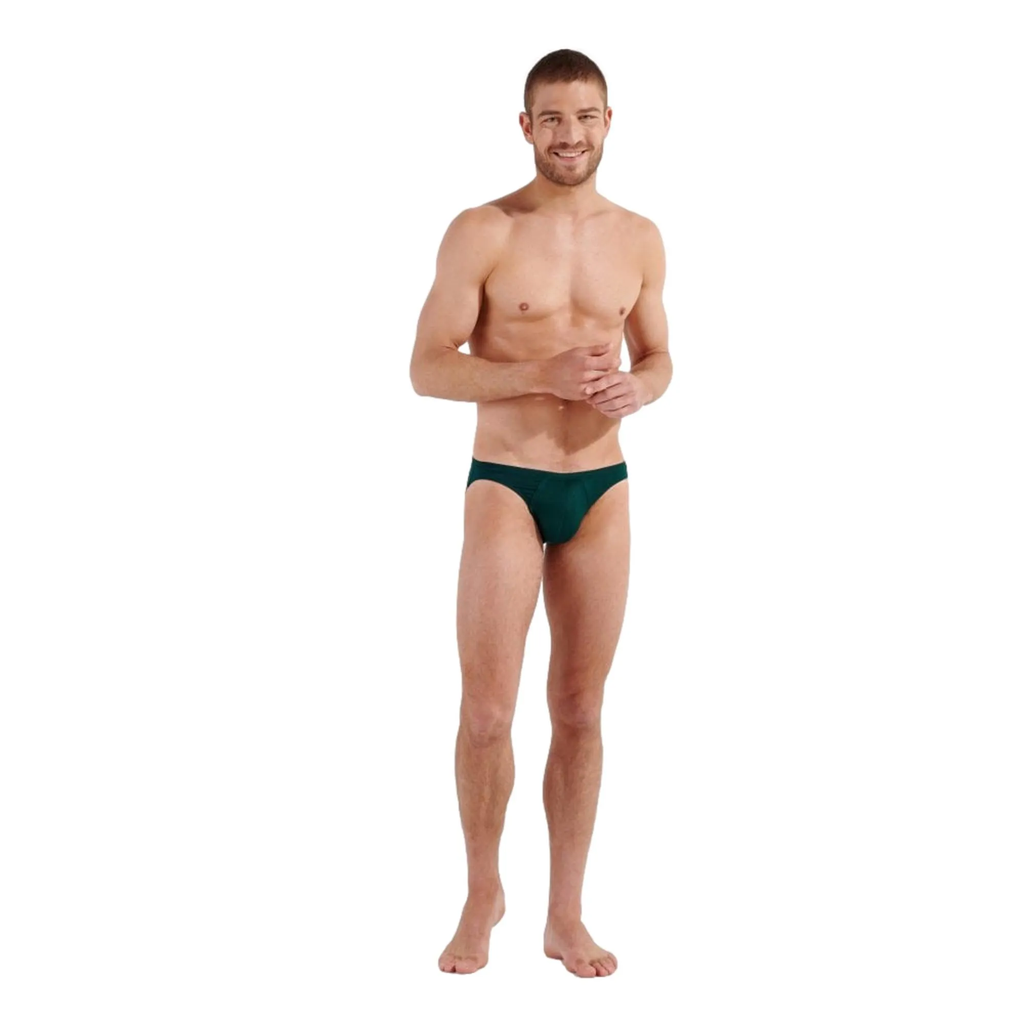 HOM Tencel Soft Comfort Micro Briefs - Dark Green
