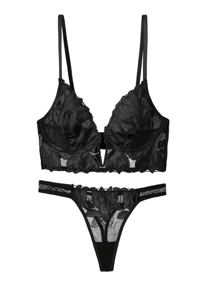 Jade Lingerie Set Black