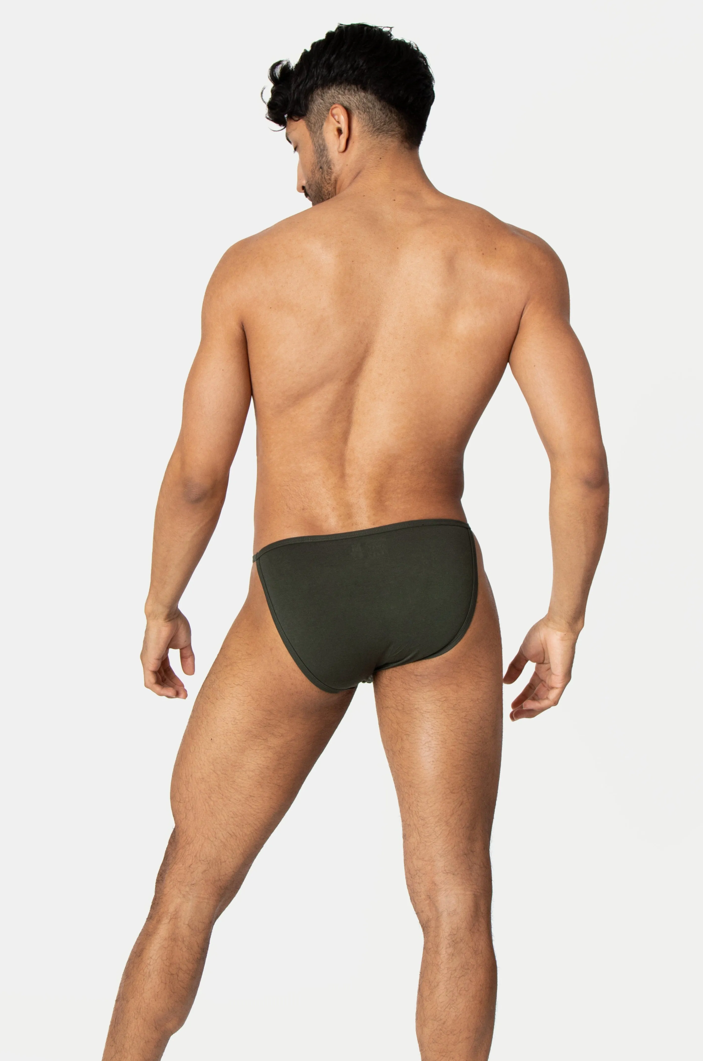 LUXE String Bikini - Deep Olive