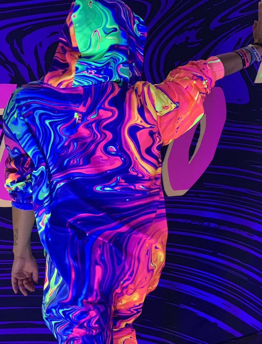 Neon Nuclear Adult Onesie