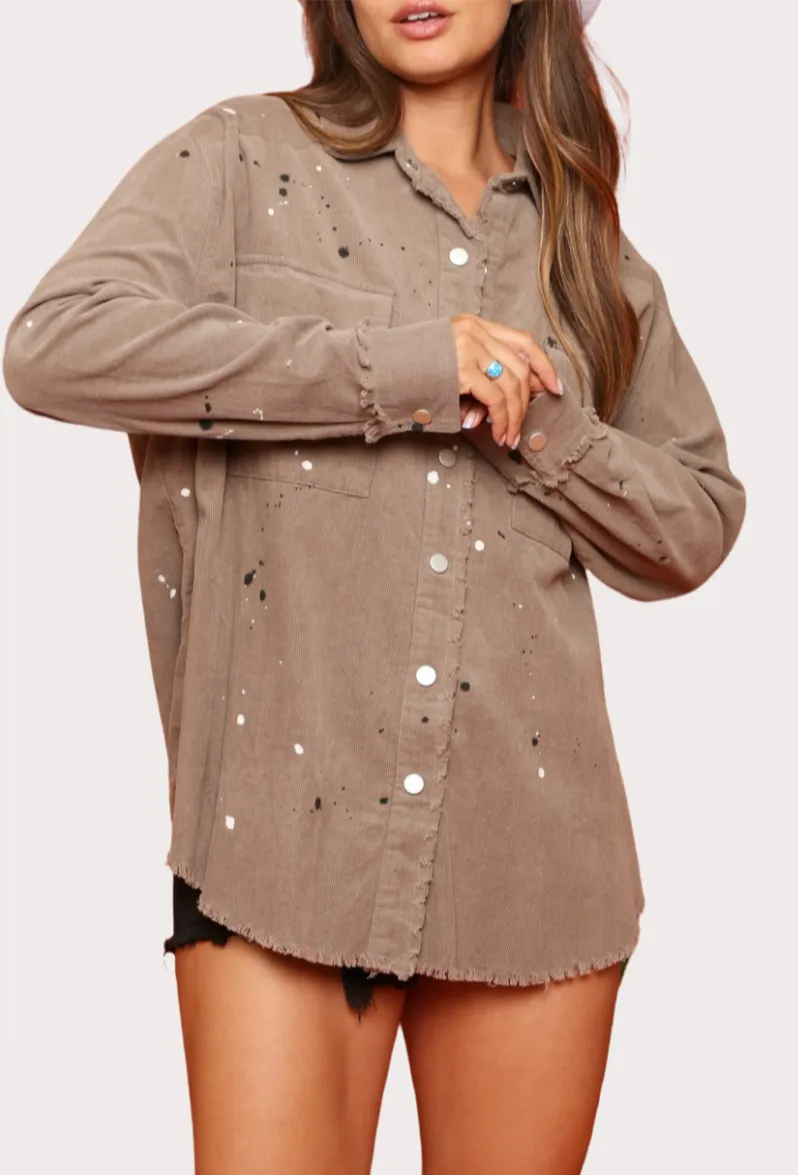 PAINT SPLATTER SHACKET