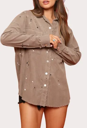 PAINT SPLATTER SHACKET