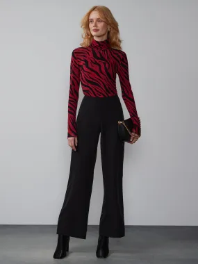 Petite Fit To Flatter Flared Seamed Pant