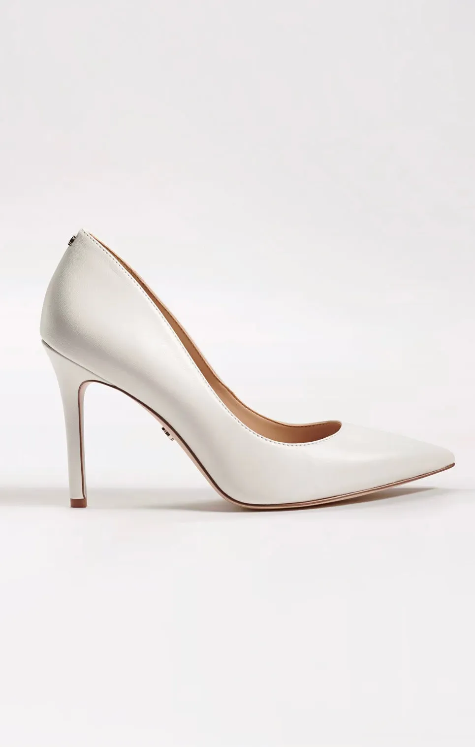 Sam Edelman Hazel Heel ~ Bright White Leather