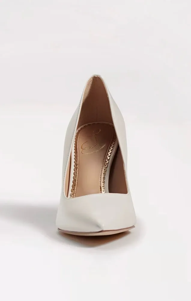 Sam Edelman Hazel Heel ~ Bright White Leather