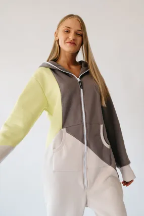 Sofa Killer tricolor onesie Breeze
