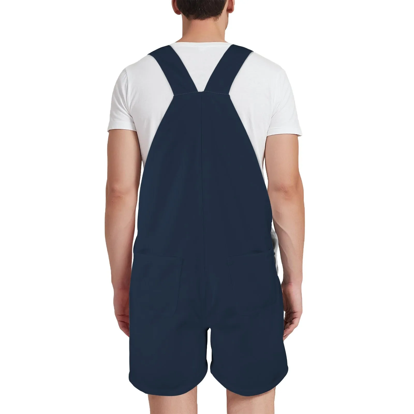 square cascade print copy Unisex Shorts Suspender Jumpsuit (Model L78)