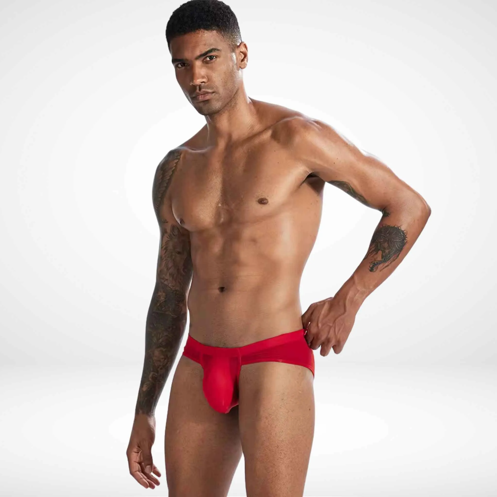 Transparent Bulge Pouch Briefs
