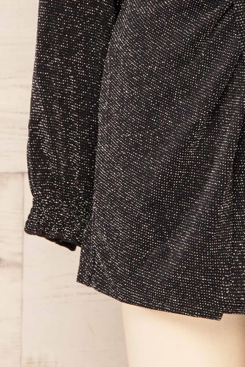 Zinda | Long Sleeve Metallic Romper