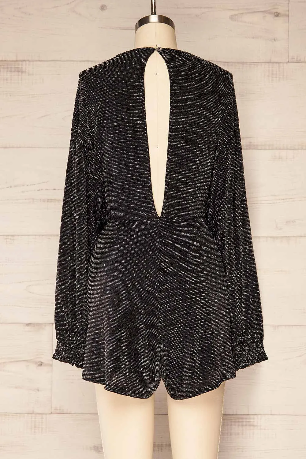 Zinda | Long Sleeve Metallic Romper